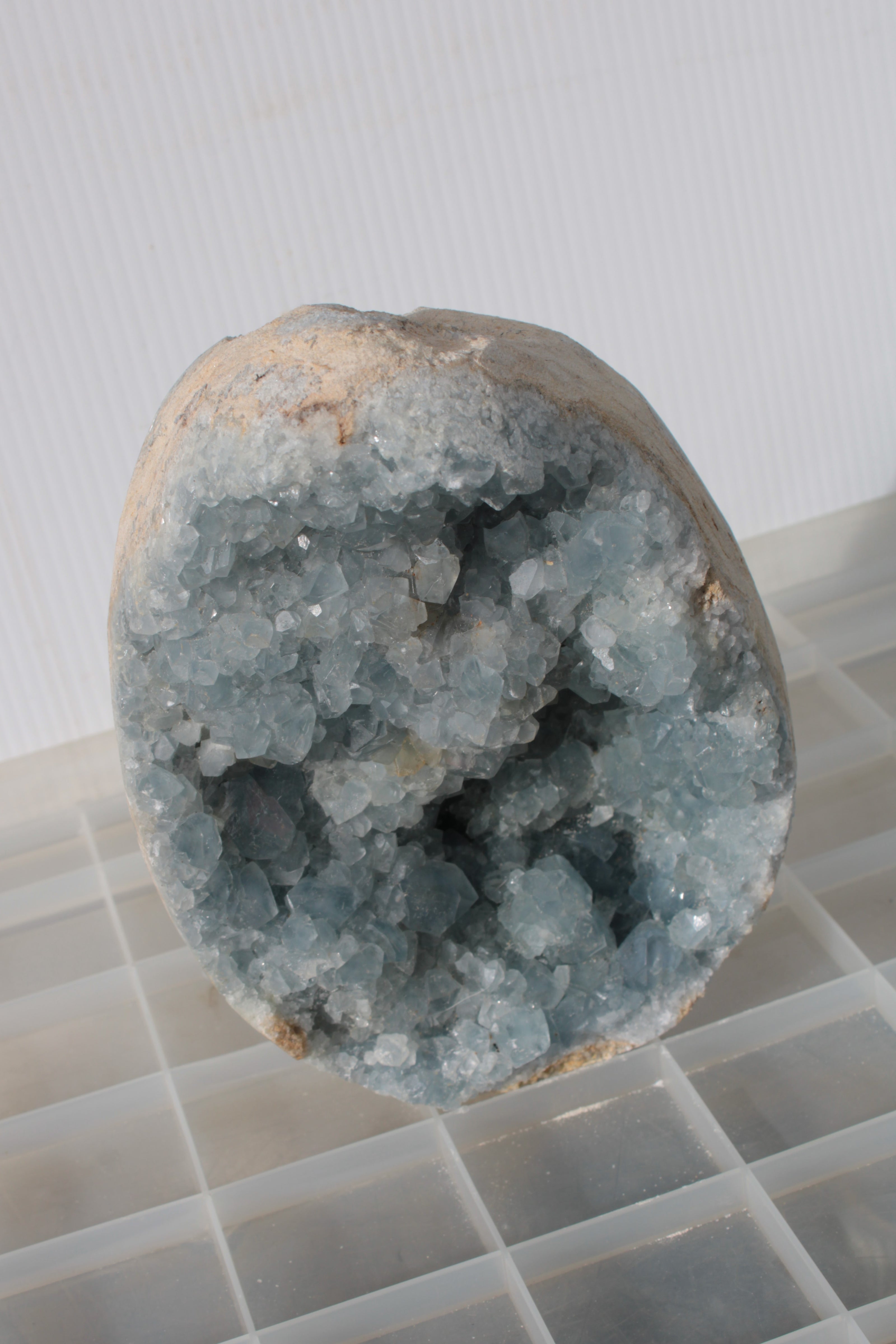 Blue Celestite geode 4990g Rocks and Things