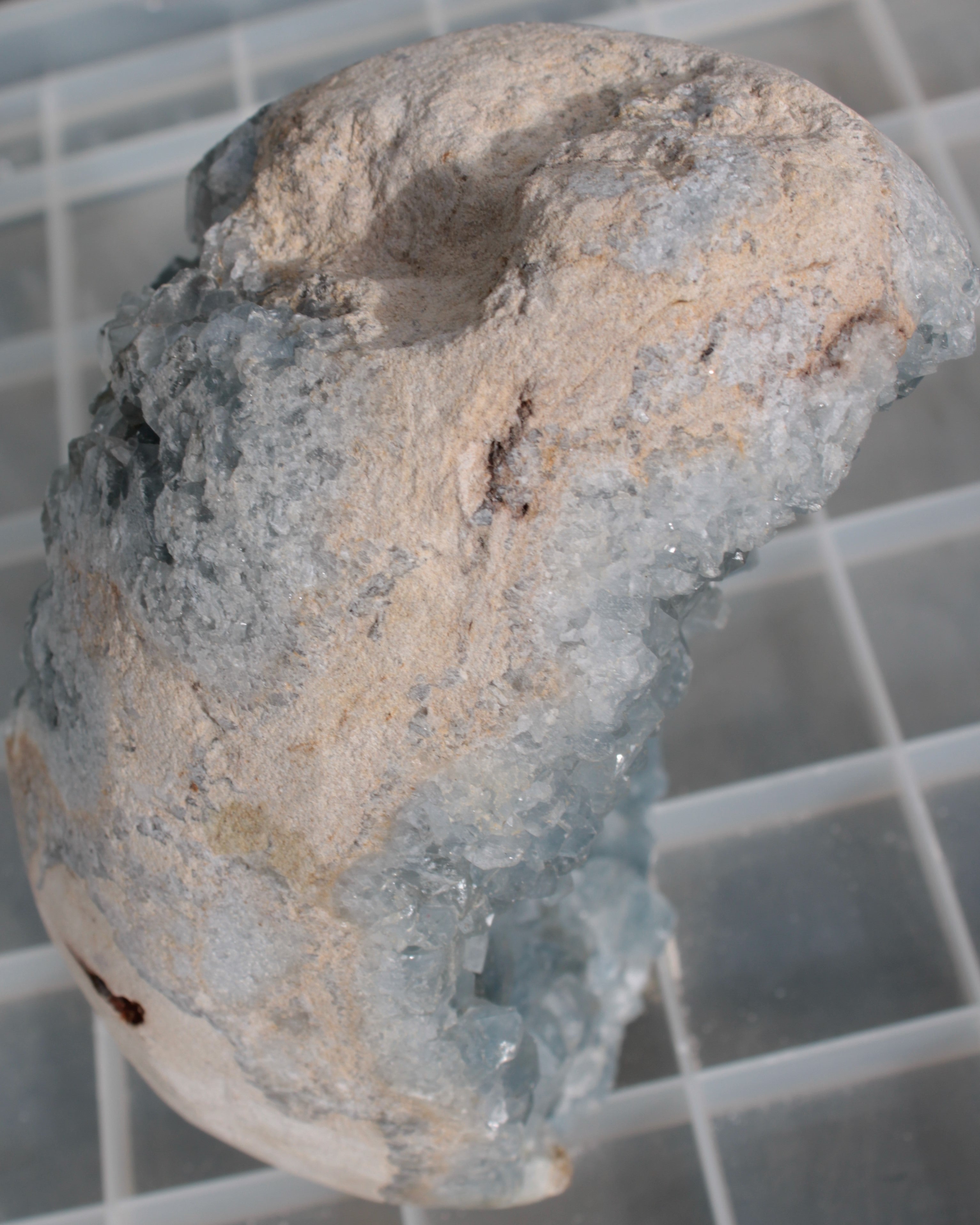 Blue Celestite geode 4990g Rocks and Things
