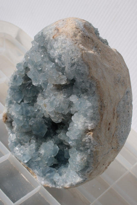 Blue Celestite geode 4990g Rocks and Things