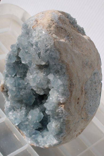 Blue Celestite geode 4990g Rocks and Things