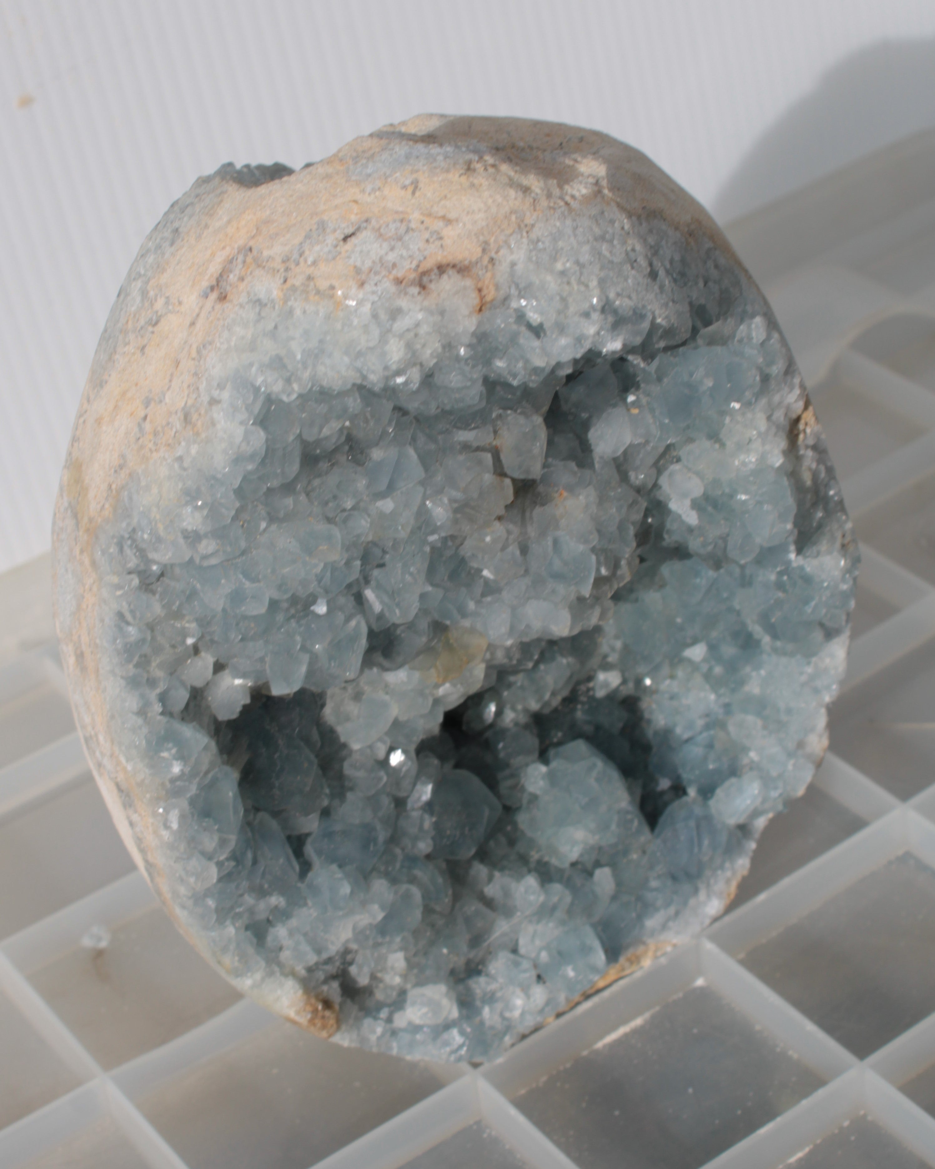 Blue Celestite geode 4990g Rocks and Things