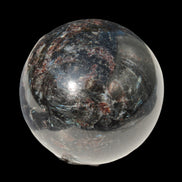 Astrophyllite Garnet sphere 61mm 367g - Rocks and Things Store