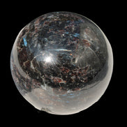 Astrophyllite Garnet sphere 61mm 367g - Rocks and Things Store