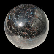 Astrophyllite Garnet sphere 61mm 367g - Rocks and Things Store