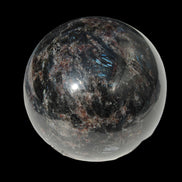 Astrophyllite Garnet sphere 61mm 367g - Rocks and Things Store