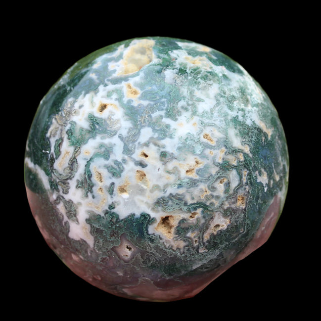 Moss Agate sphere 69mm 432g -Rocks and Things Store