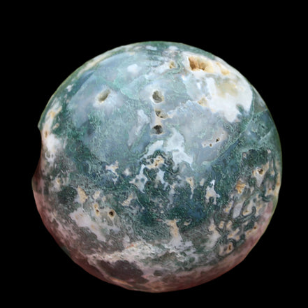 Moss Agate sphere 69mm 432g -Rocks and Things Store