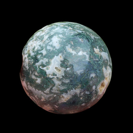 Moss Agate sphere 69mm 432g -Rocks and Things Store