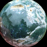 Moss Agate sphere 69mm 432g -Rocks and Things Store