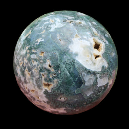 Moss Agate sphere 69mm 432g -Rocks and Things Store
