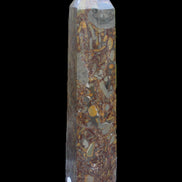 Bamboo Leaf Jasper obelisk 5660g Rocks and Things