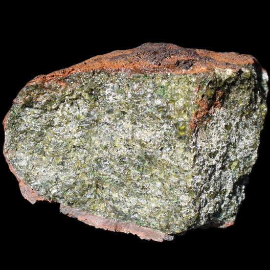 Olivine pyroclastic volcanic bomb from Central Victoria 116*81*65mm 930g in sunlight - Rocks and Things Store