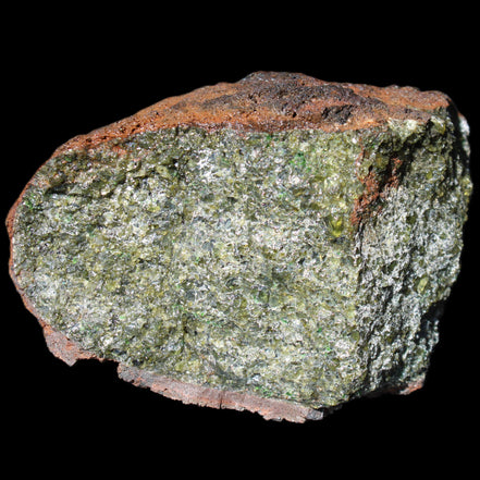 Olivine pyroclastic volcanic bomb from Central Victoria 116*81*65mm 930g in sunlight - Rocks and Things Store