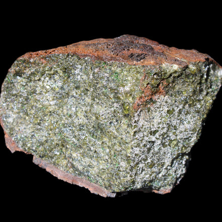 Olivine pyroclastic volcanic bomb from Central Victoria 116*81*65mm 930g in sunlight - Rocks and Things Store