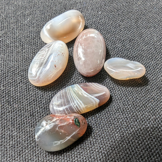 Persian silk agate 5-stones 7g Rocks and Things