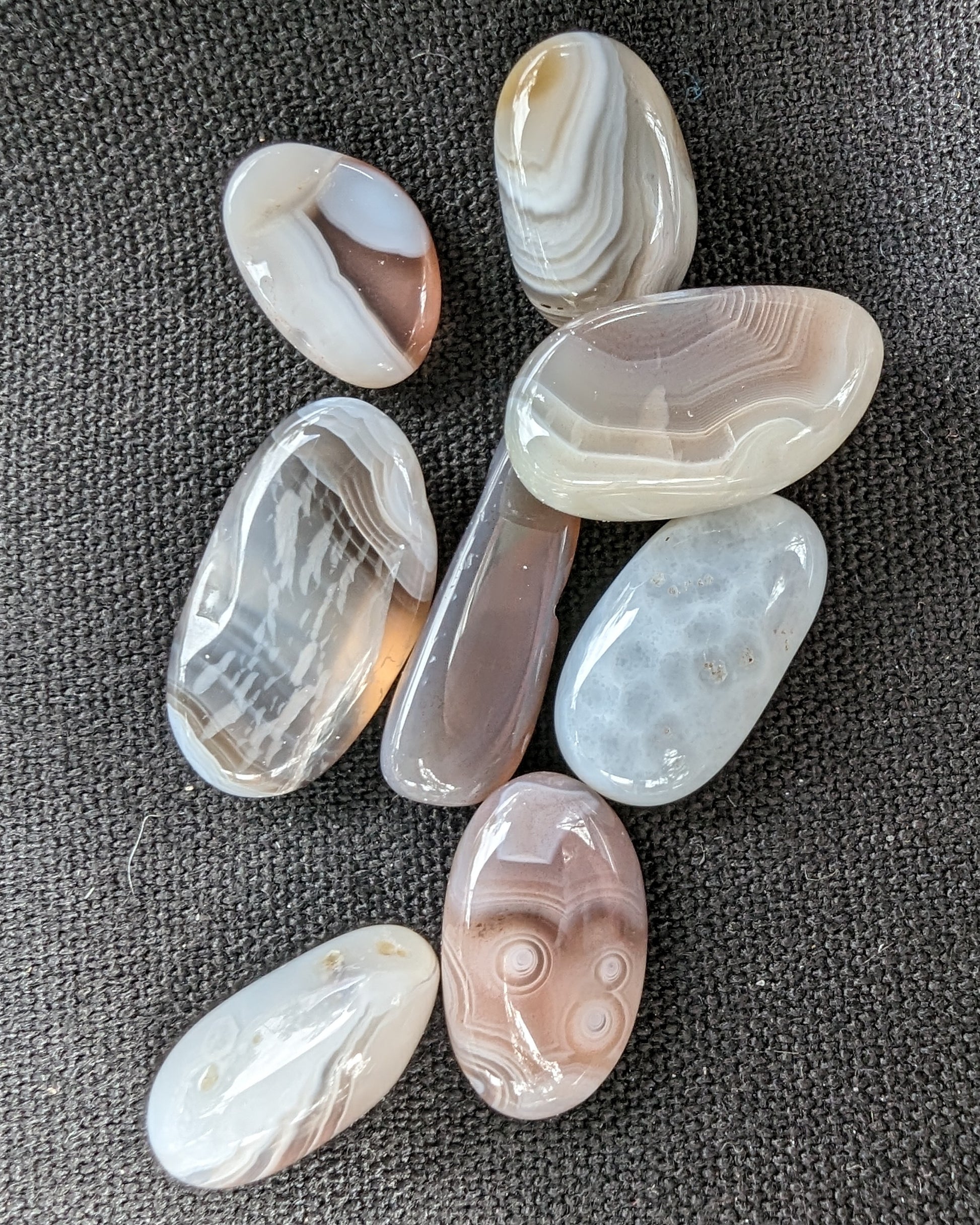 Persian silk agate 5-stones 7g Rocks and Things