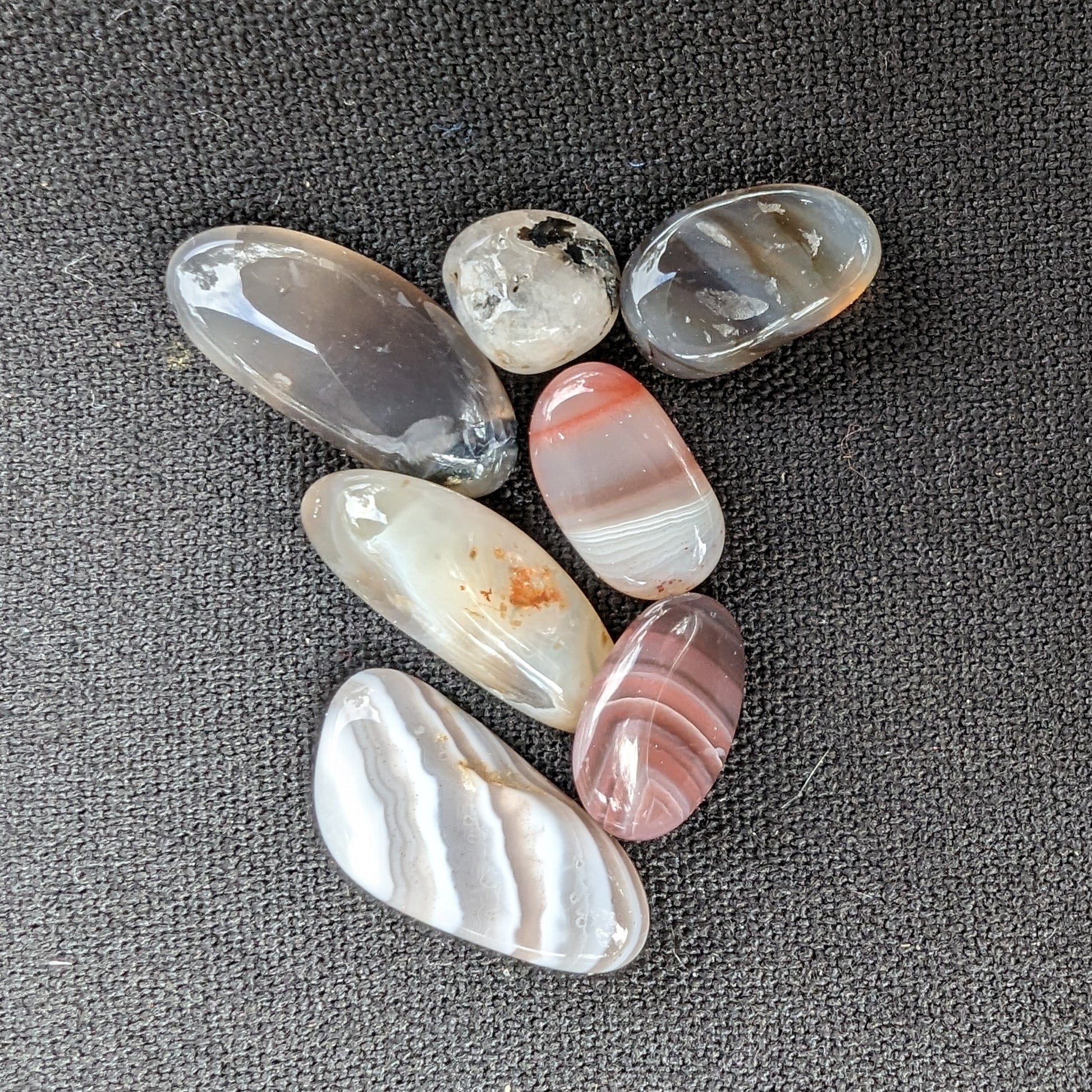 Persian silk agate 5-stones 7g Rocks and Things