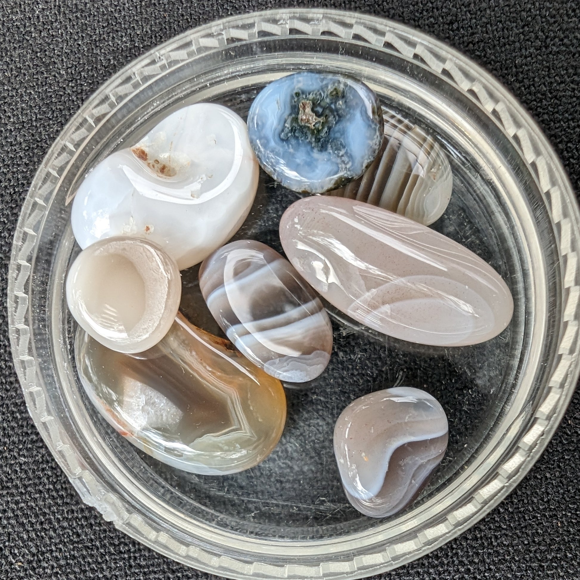 Persian silk agate 5-stones 7g Rocks and Things
