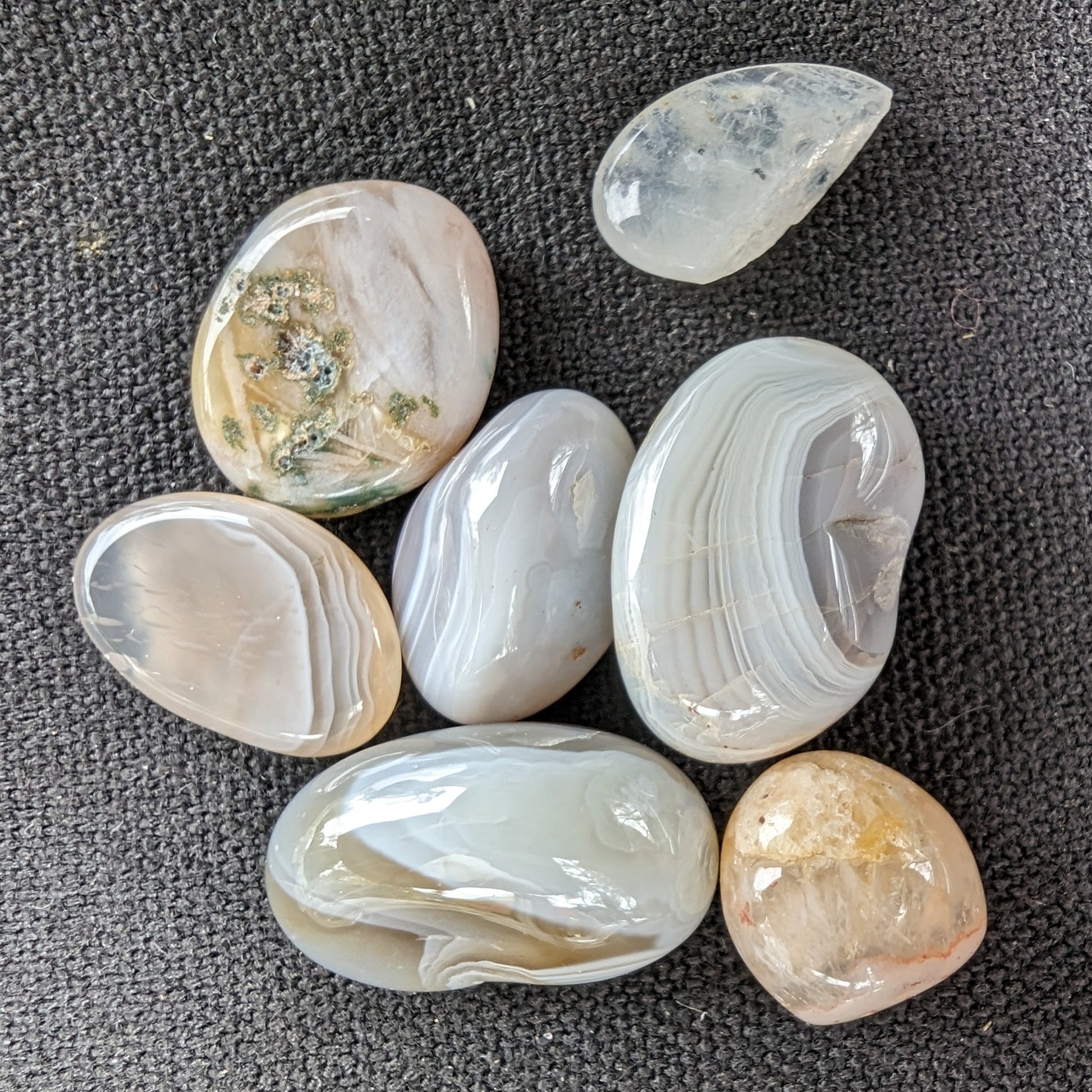 Persian silk agate 5-stones 7g Rocks and Things