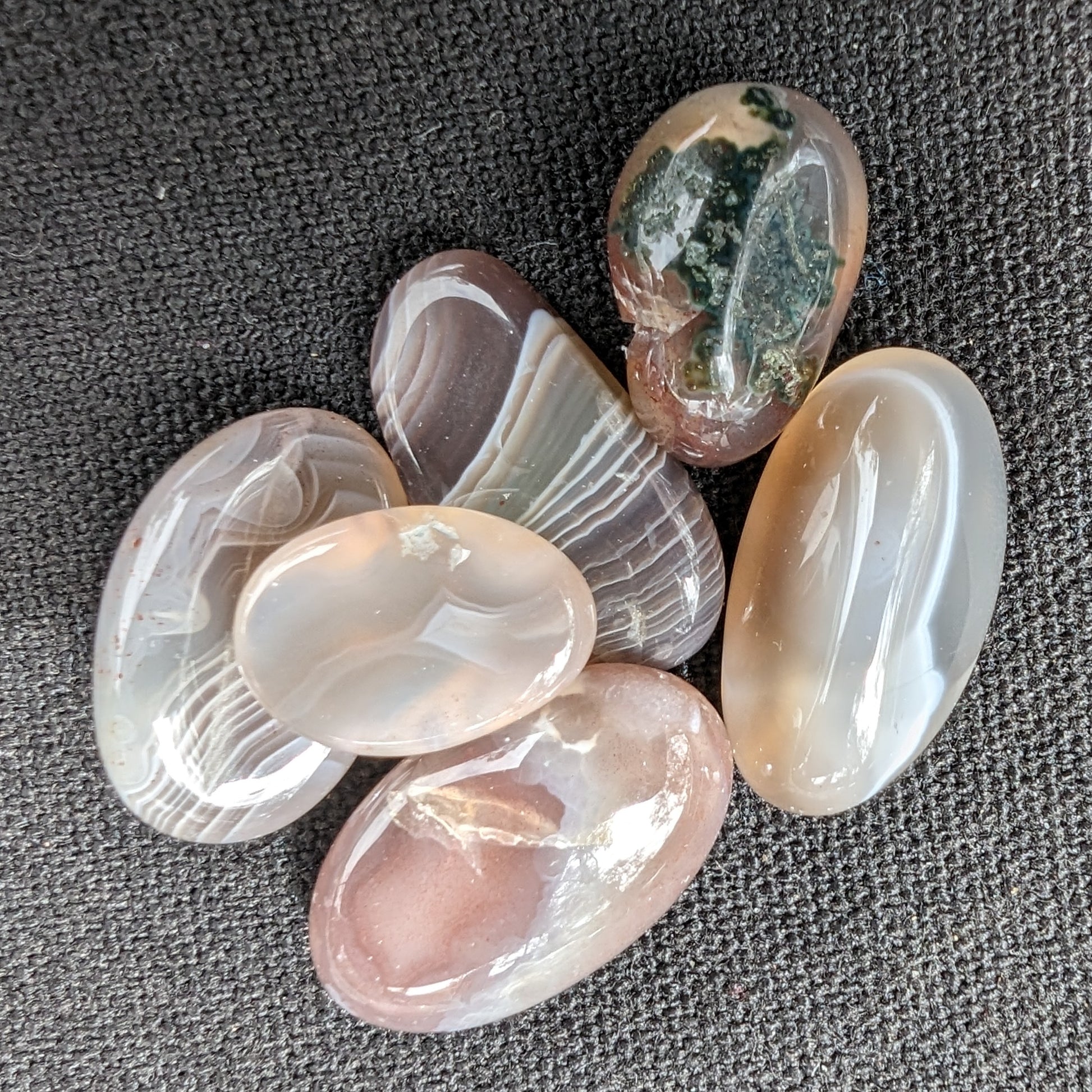 Persian silk agate 5-stones 7g Rocks and Things