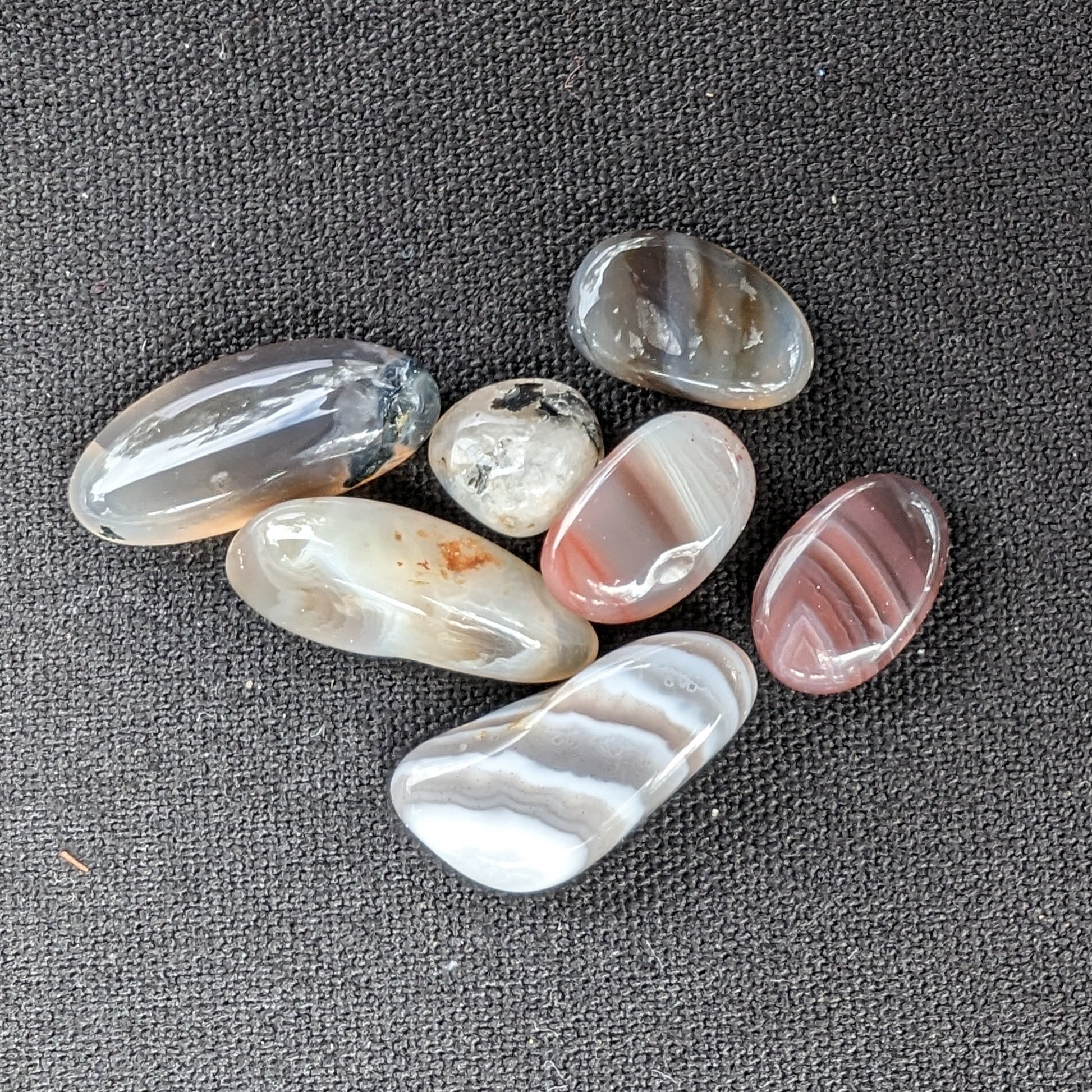 Persian silk agate 5-stones 7g Rocks and Things