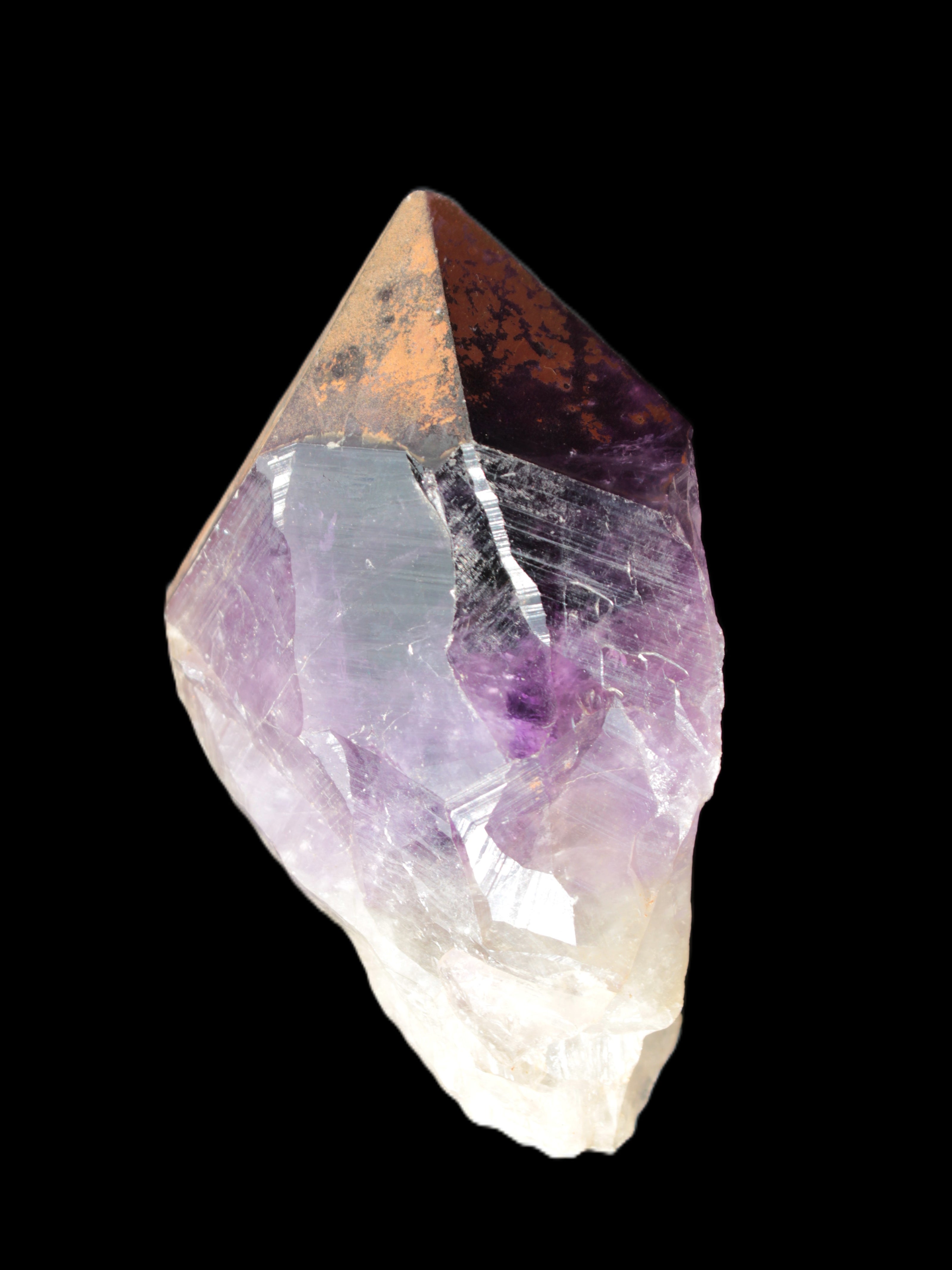 Amethyst crystal 105mm 352g in sunlight