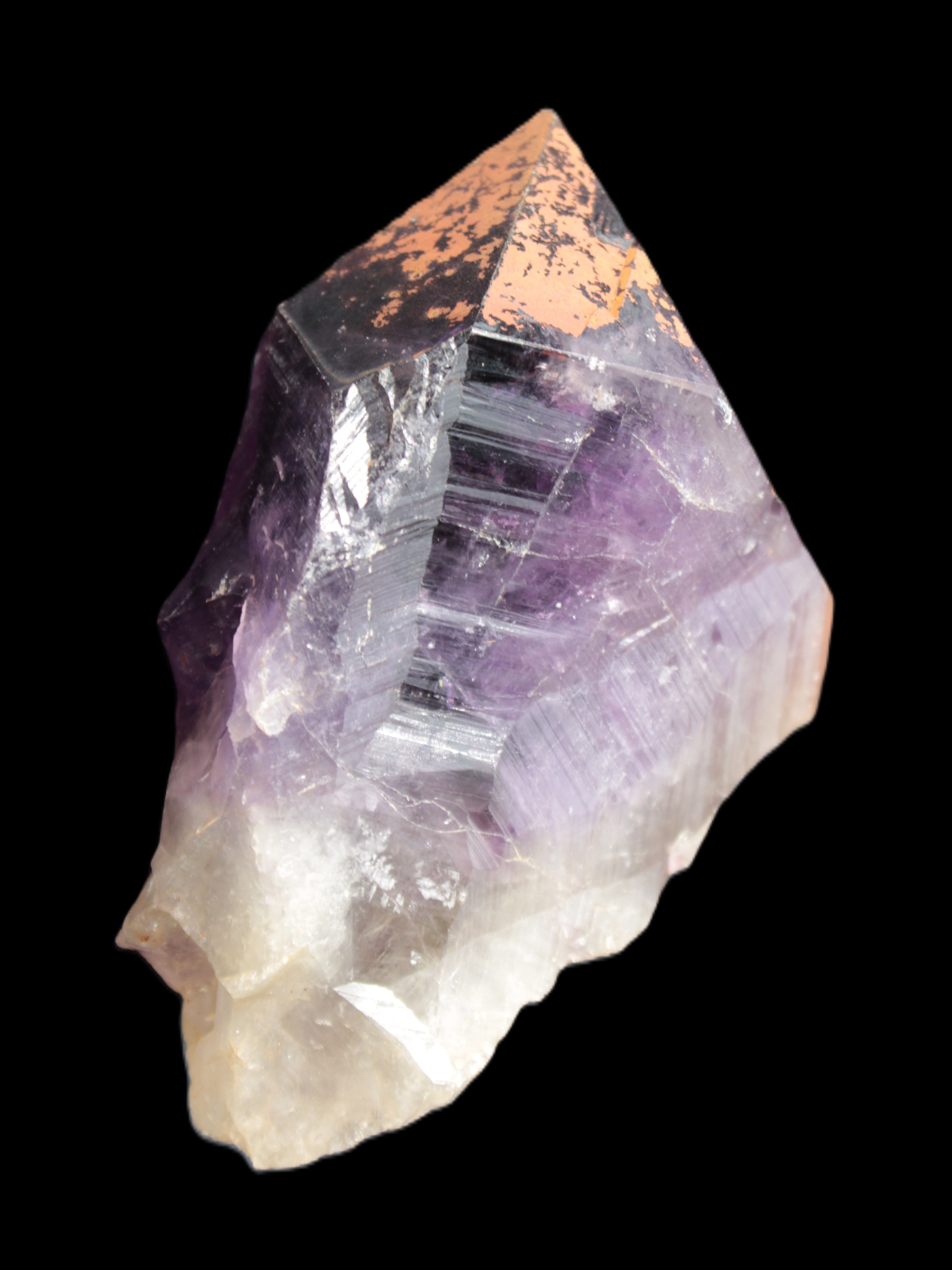 Amethyst crystal 105mm 352g in sunlight