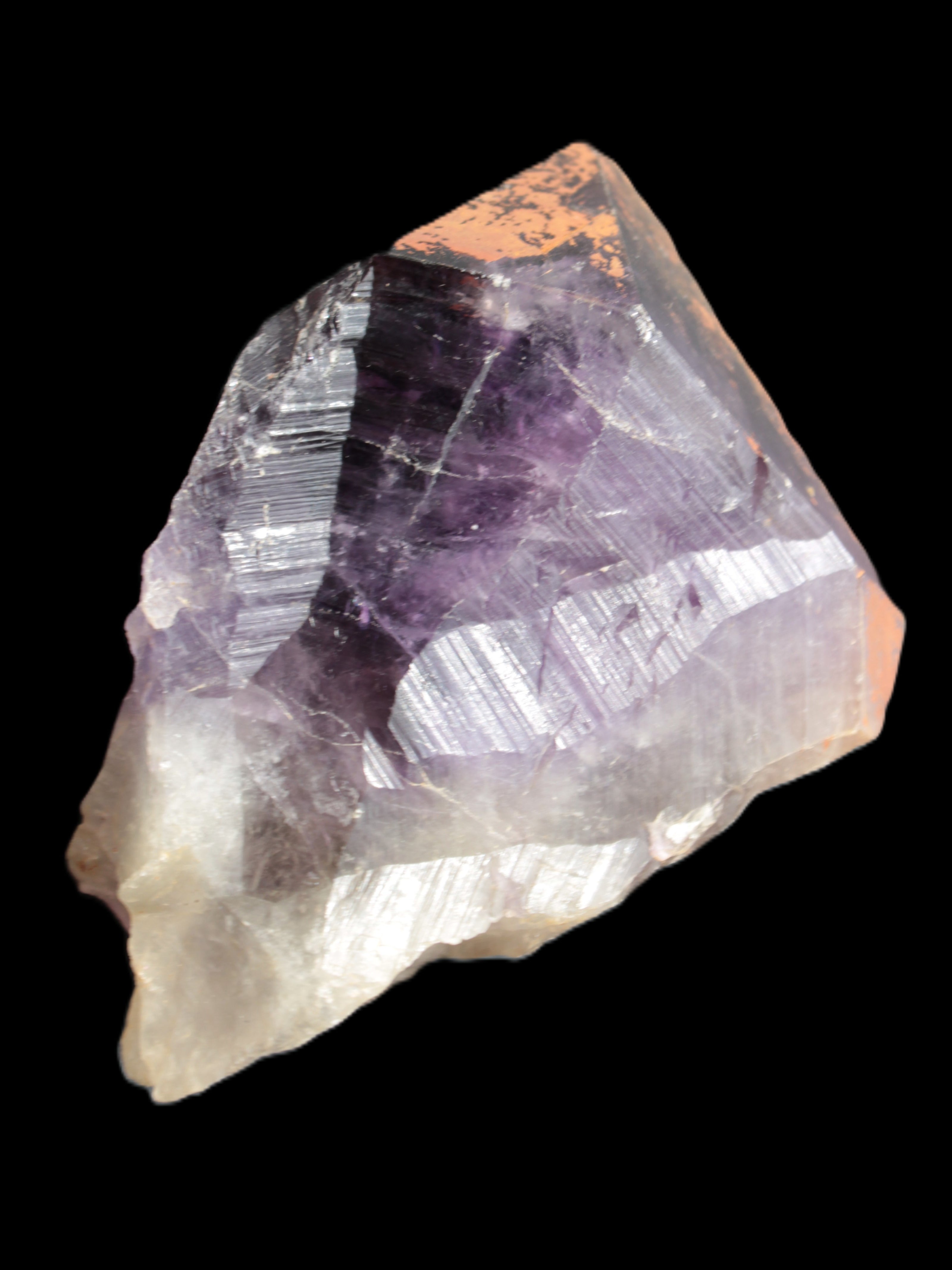 Amethyst crystal 105mm 352g in sunlight