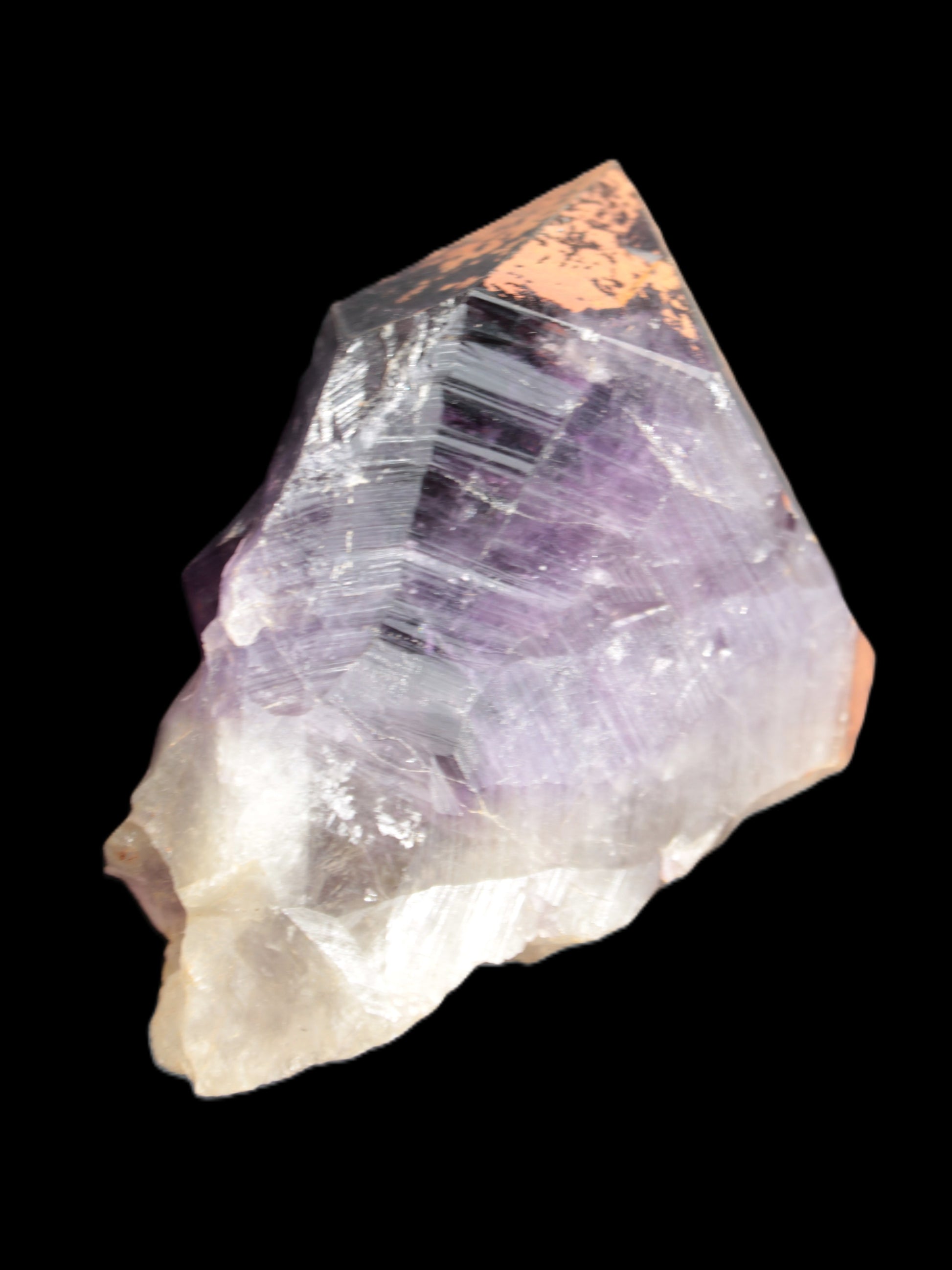 Amethyst crystal 105mm 352g in sunlight