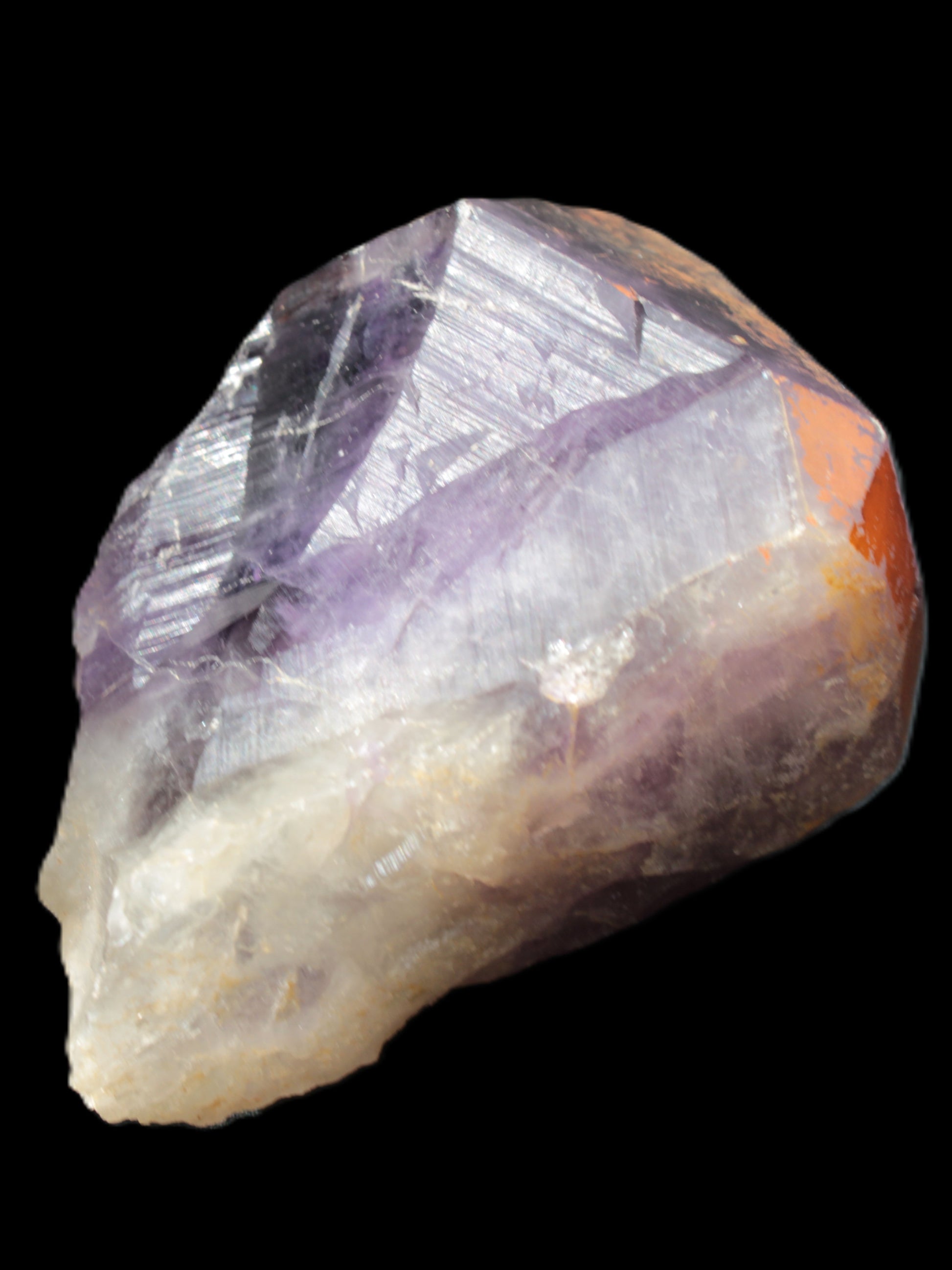 Amethyst crystal 105mm 352g in sunlight