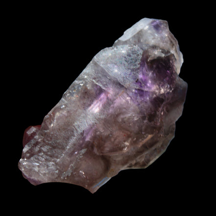 Super Seven Amethyst elestial sceptre 41g in sunlight - Rocks and Things Store