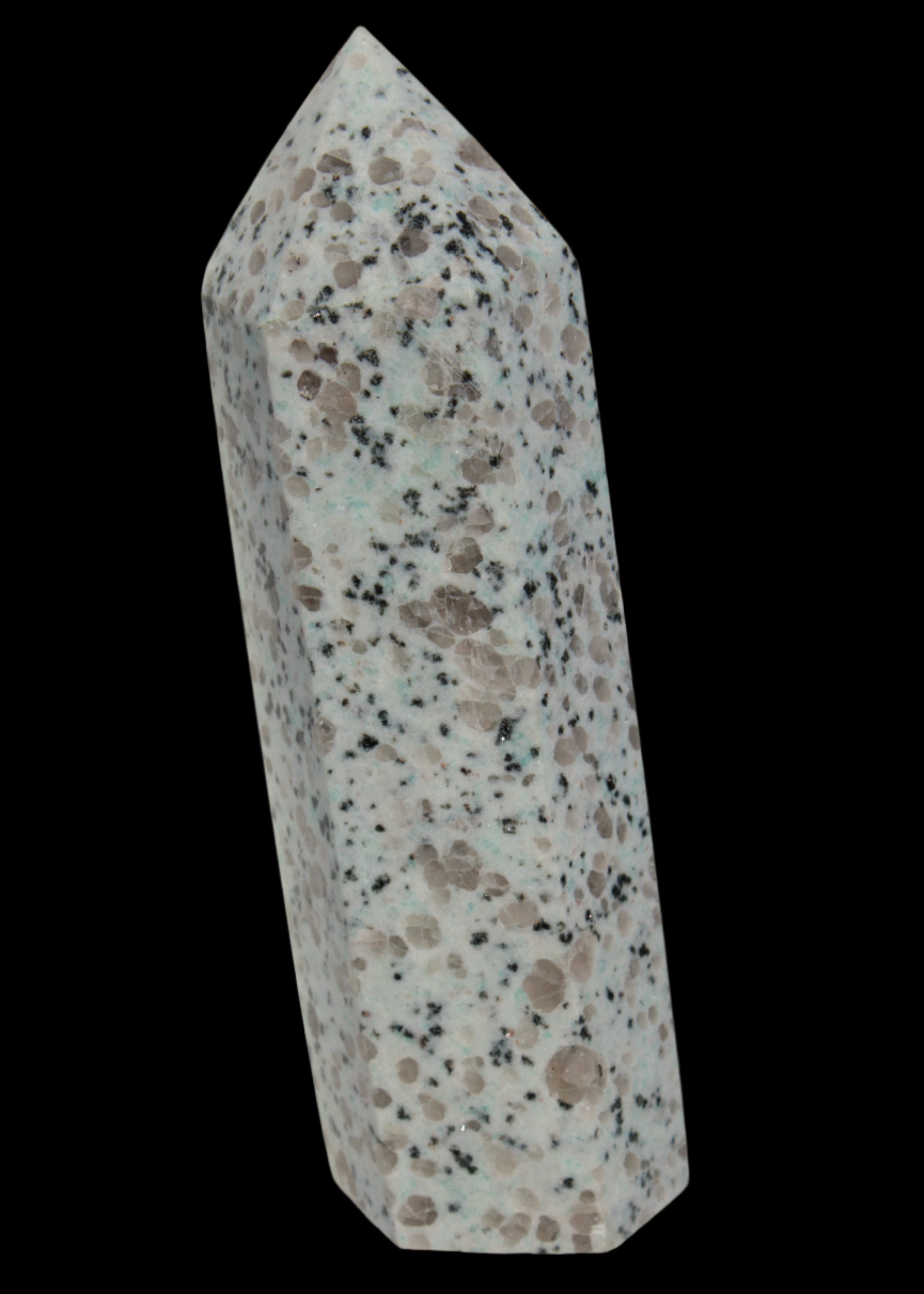 Tianshan Blue Stone obelisk 603g in sunlight - Rocks and Things Store