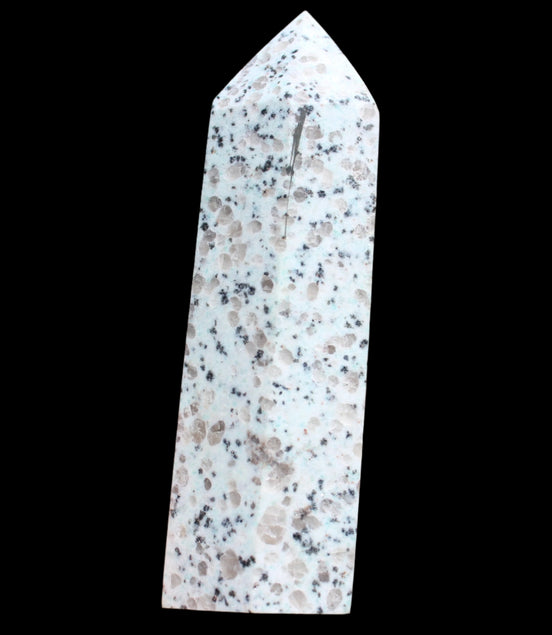 Tianshan Blue Stone obelisk 603g in sunlight - Rocks and Things Store