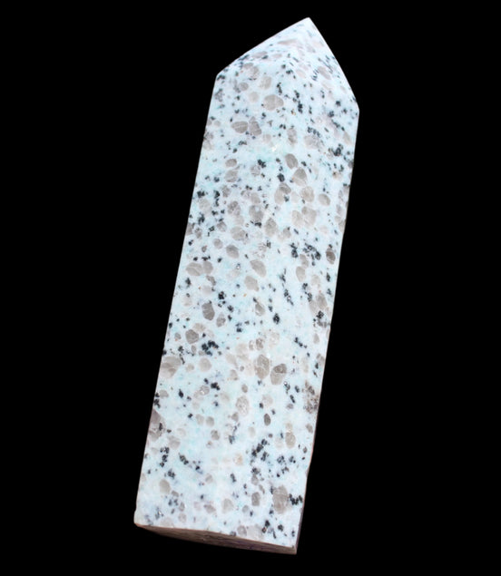 Tianshan Blue Stone obelisk 603g in sunlight - Rocks and Things Store