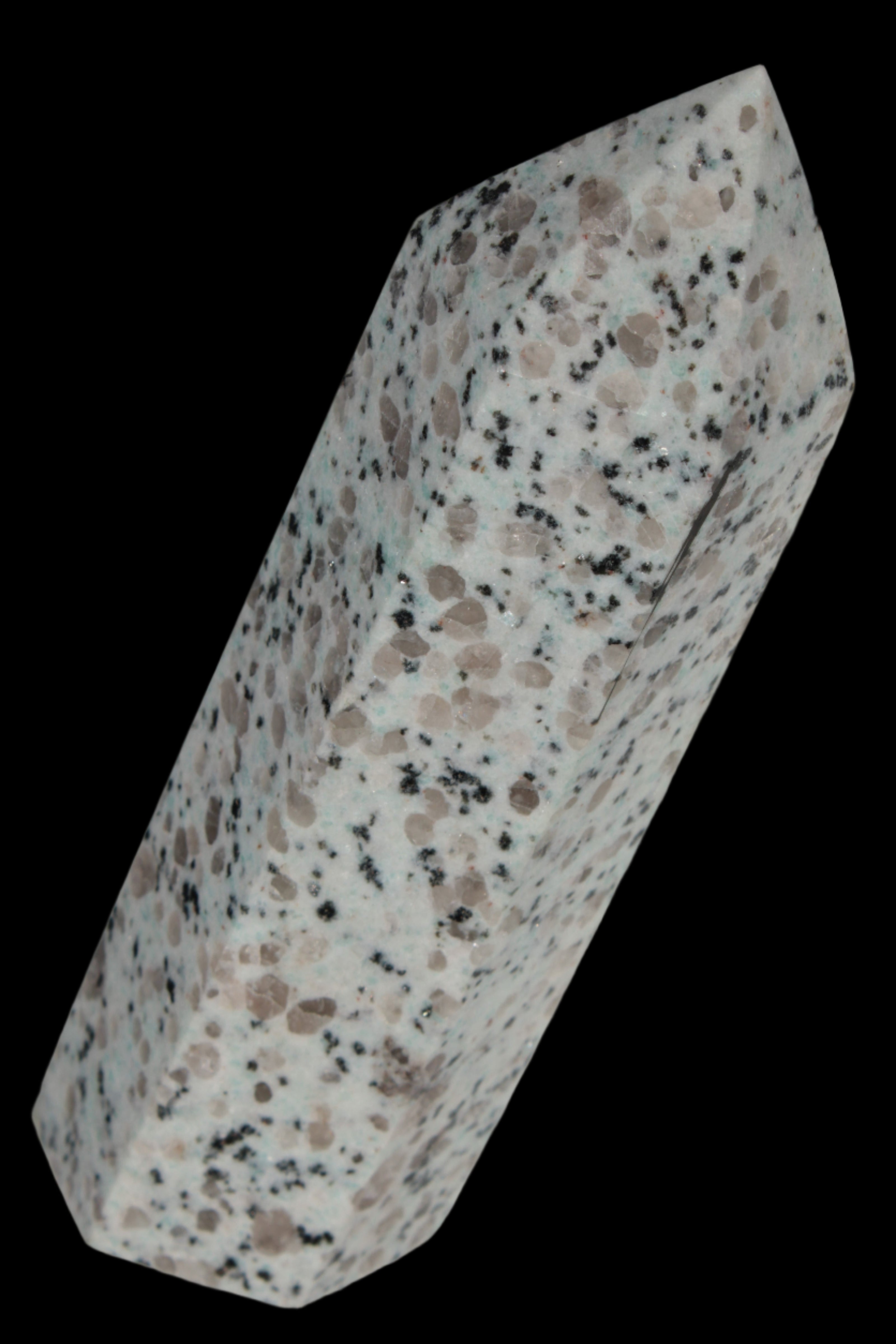 Tianshan Blue Stone obelisk 603g in sunlight - Rocks and Things Store