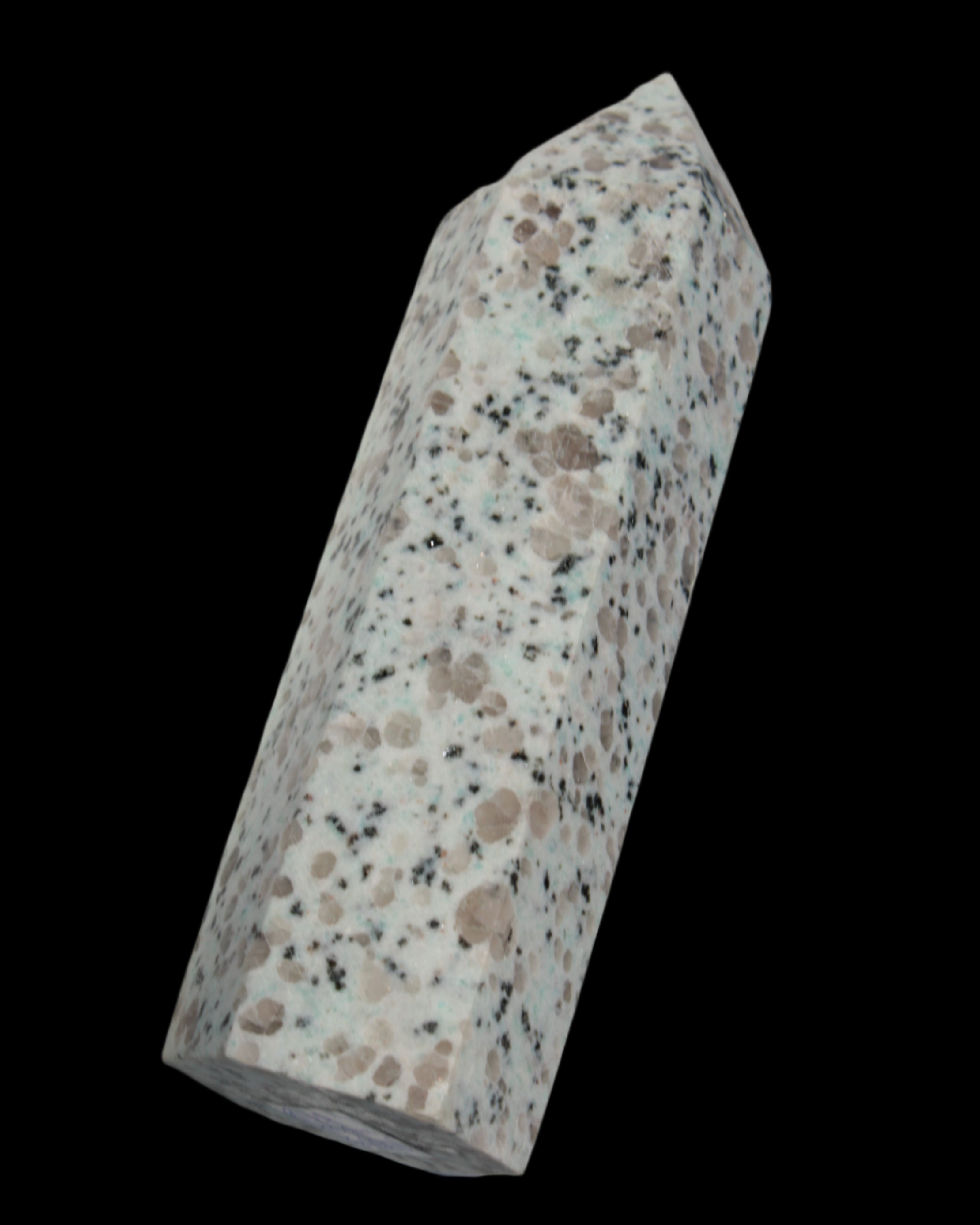 Tianshan Blue Stone obelisk 603g in sunlight - Rocks and Things Store