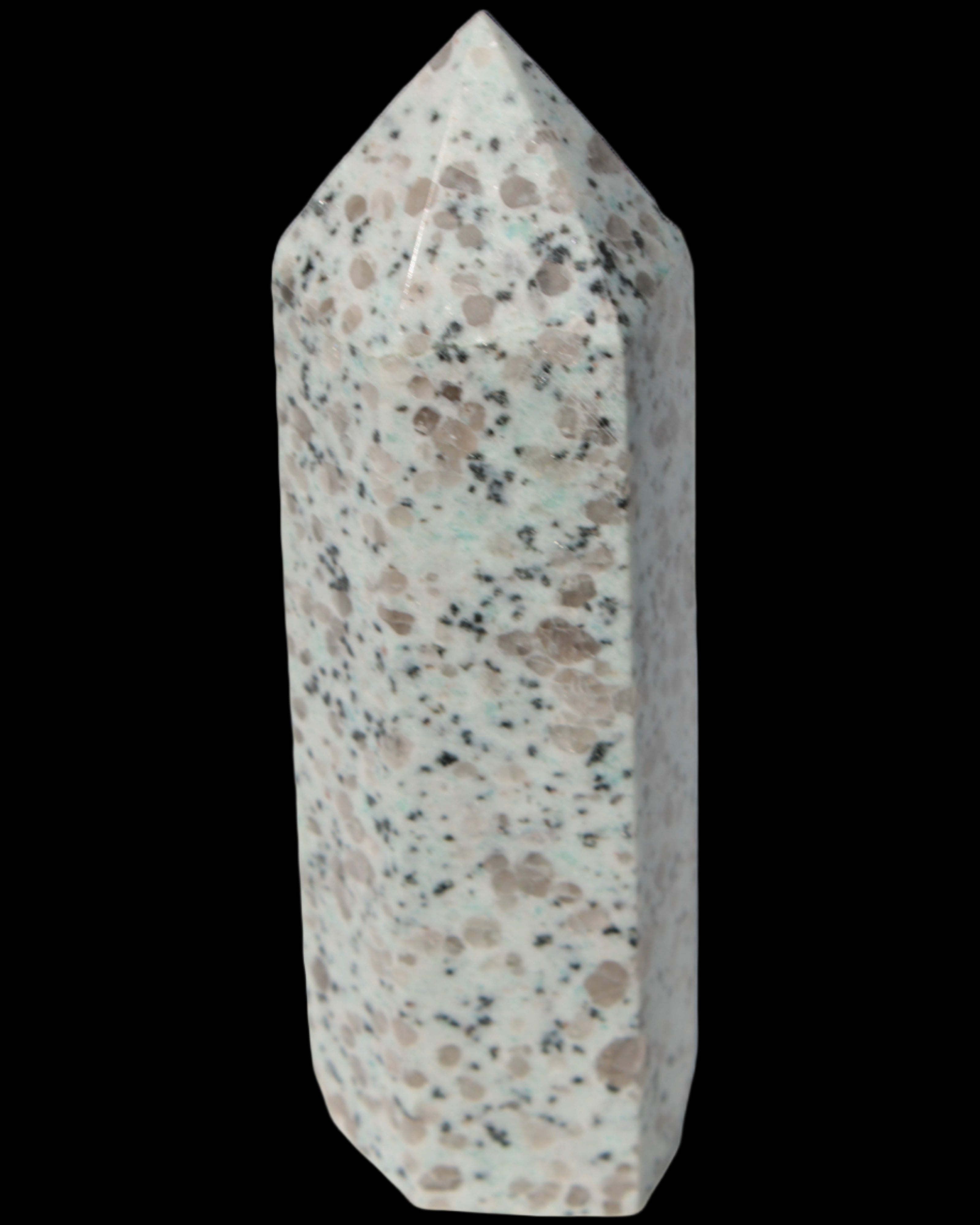 Tianshan Blue Stone obelisk 603g in sunlight - Rocks and Things Store