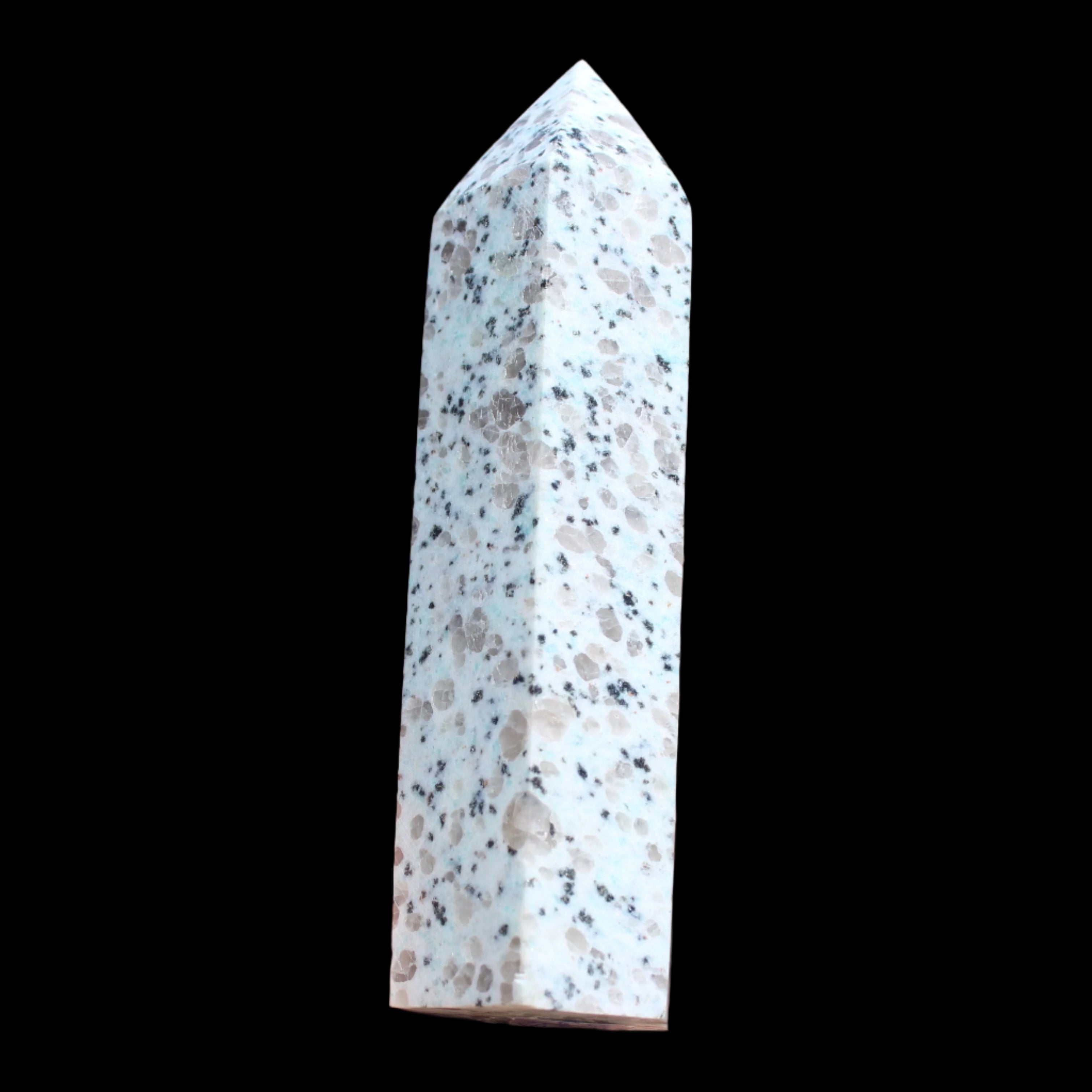 Tianshan Blue Stone obelisk 603g in sunlight - Rocks and Things Store