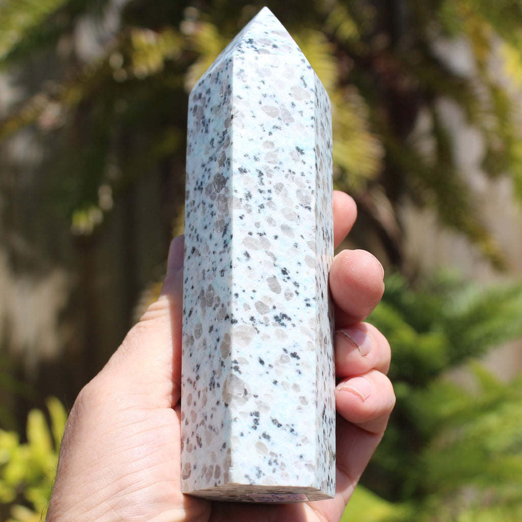 Tianshan Blue Stone obelisk 603g Rocks and Things