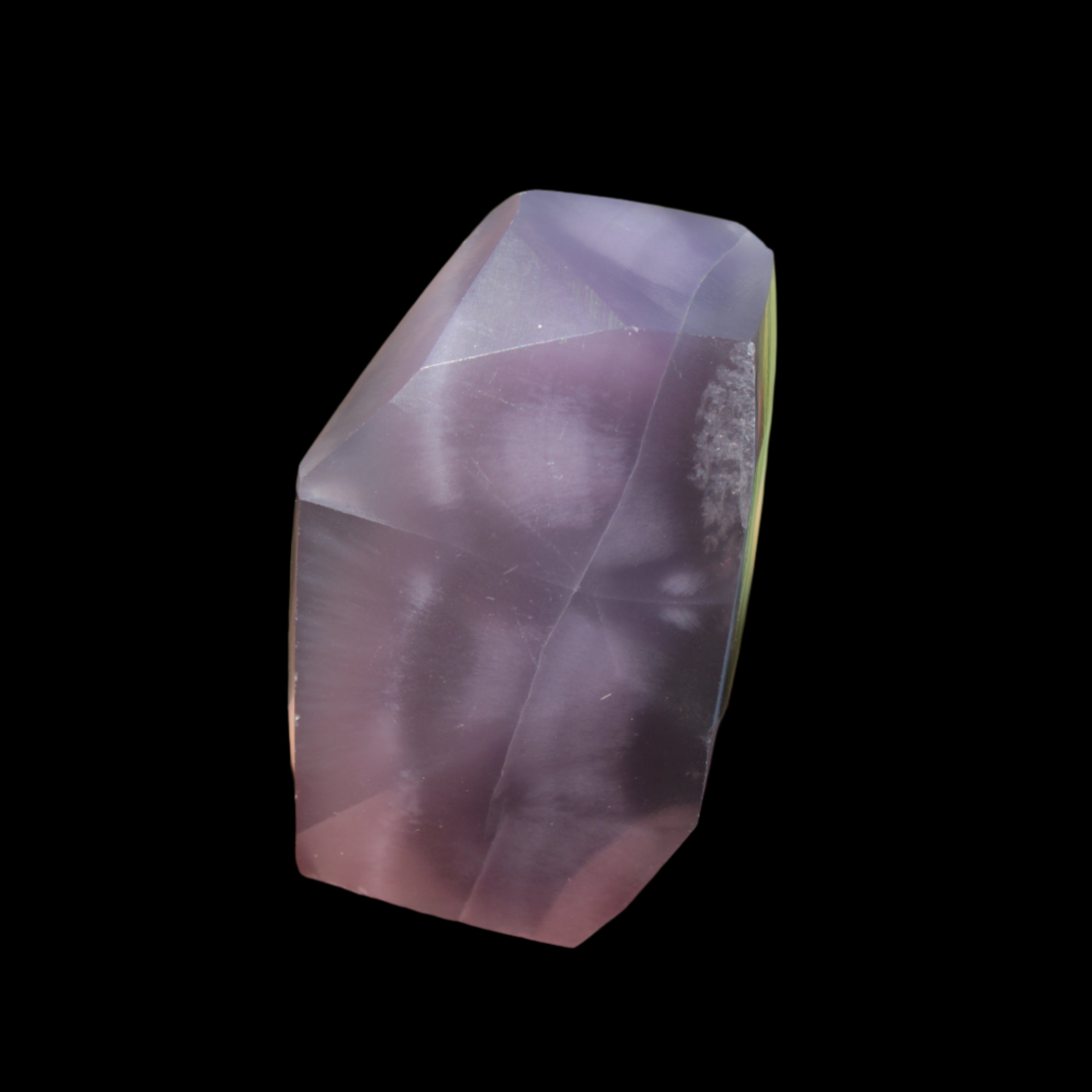 Purple Fluorite polished polygon 82g in sunlight - Rocks and Things Store