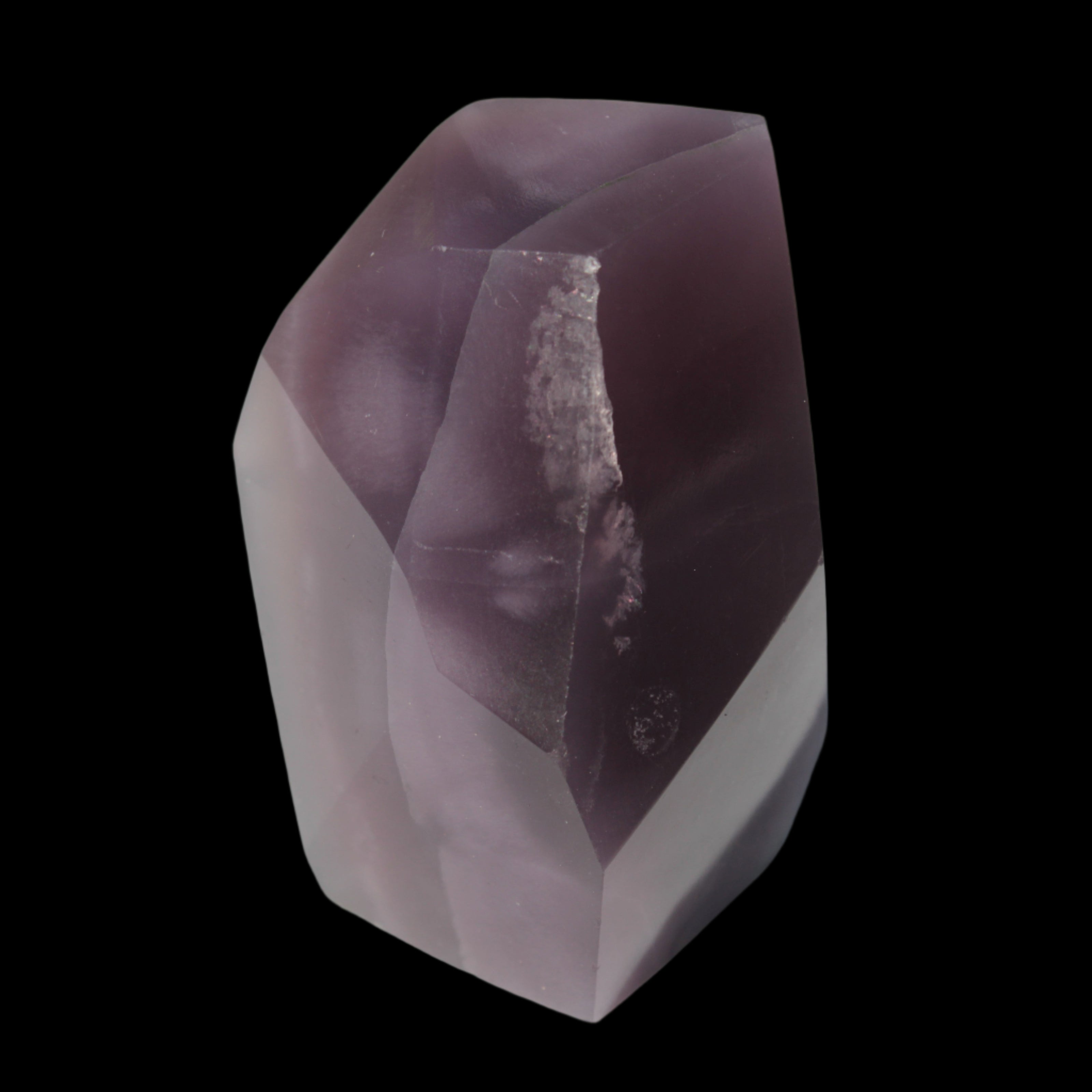 Purple Fluorite polished polygon 82g in sunlight - Rocks and Things Store