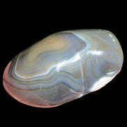 Killer Whale Agate heart 548g in sunlight - Rocks and Things Store