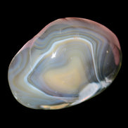 Killer Whale Agate heart 548g in sunlight - Rocks and Things Store