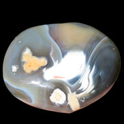 Killer Whale Agate heart 548g in sunlight - Rocks and Things Store