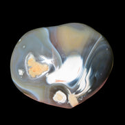 Killer Whale Agate heart 548g in sunlight - Rocks and Things Store