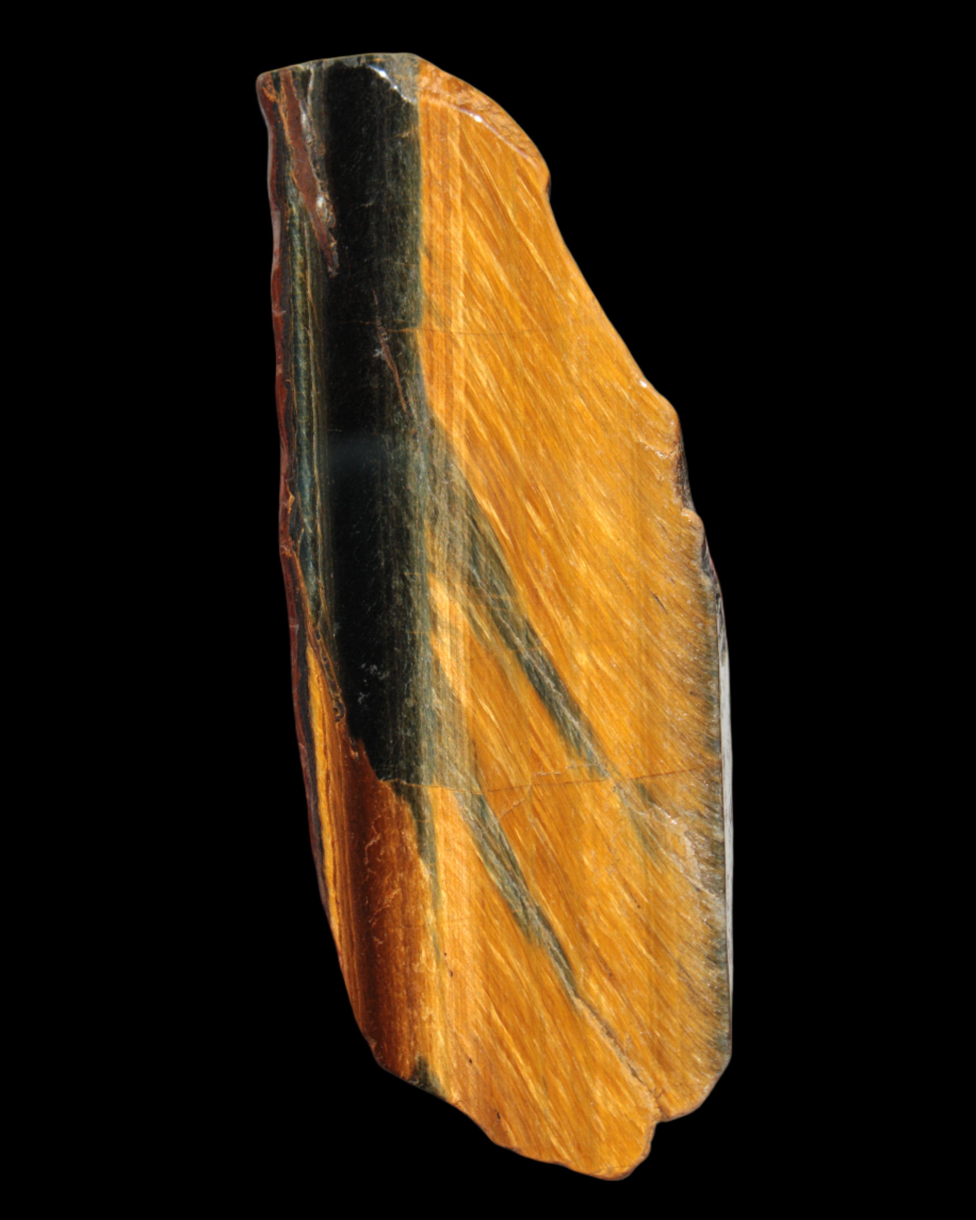Golden Tigers Eye freeform 216g in sunlight - Rocks and Things Store