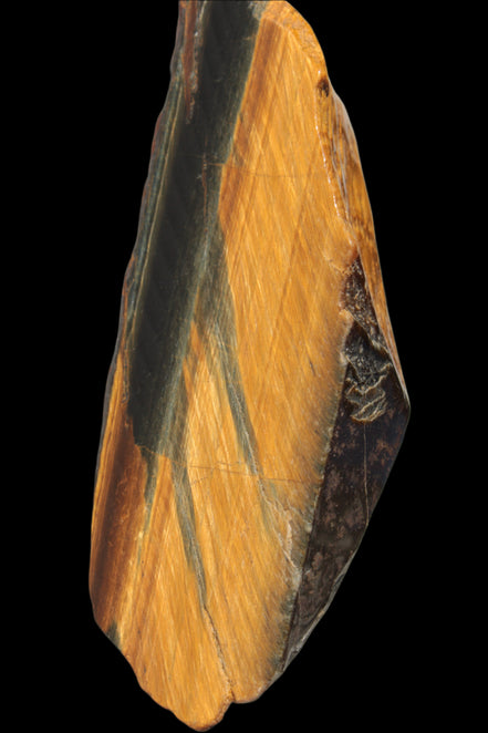 Golden Tigers Eye freeform 216g in sunlight - Rocks and Things Store