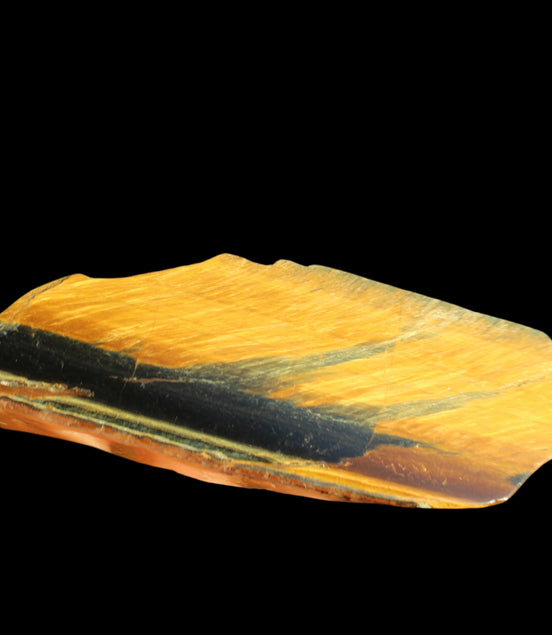 Golden Tigers Eye freeform 216g in sunlight - Rocks and Things Store