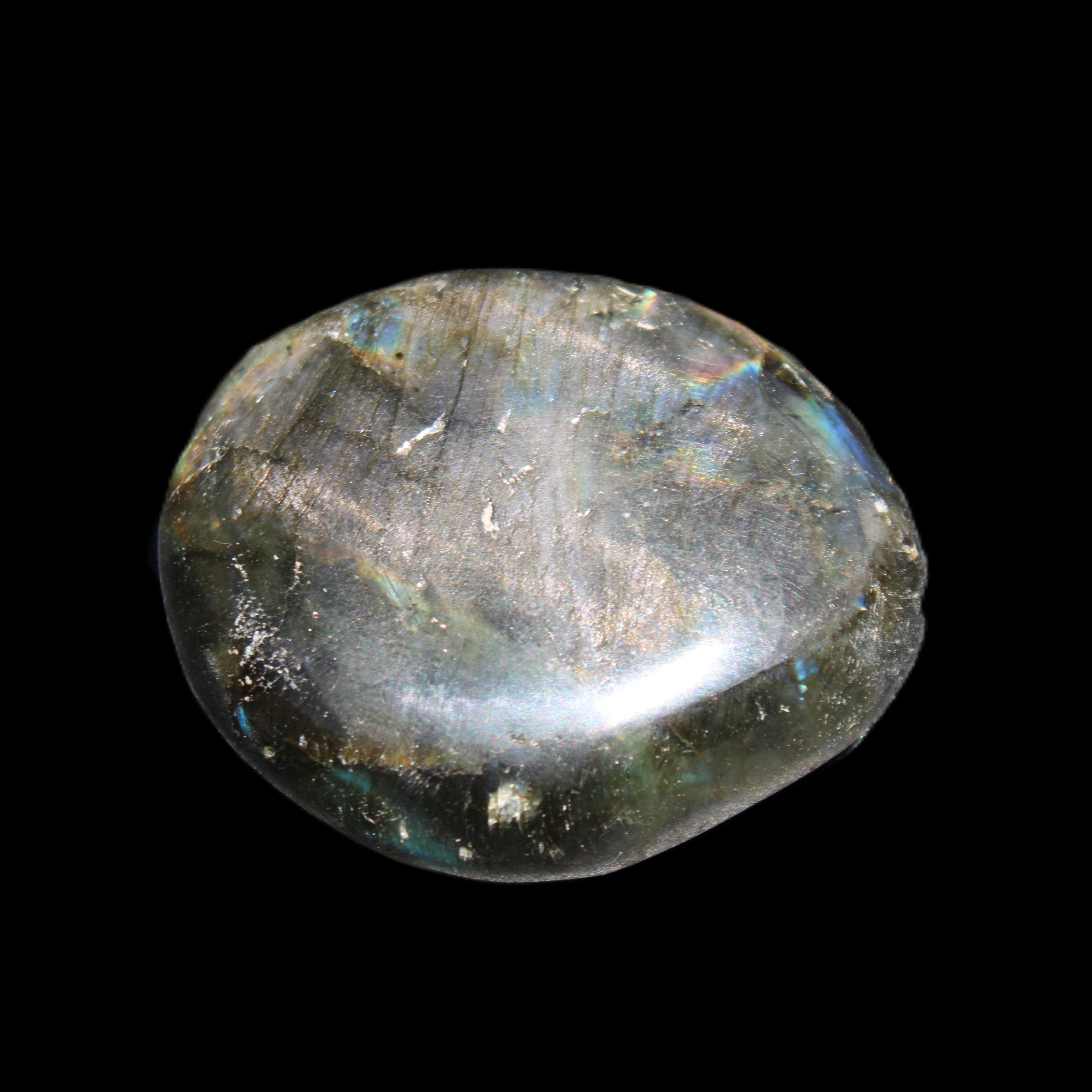 Labradorite blue plus palmstone 55g in sunlight - Rocks and Things Store