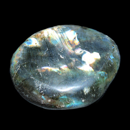 Labradorite blue plus palmstone 55g in sunlight - Rocks and Things Store